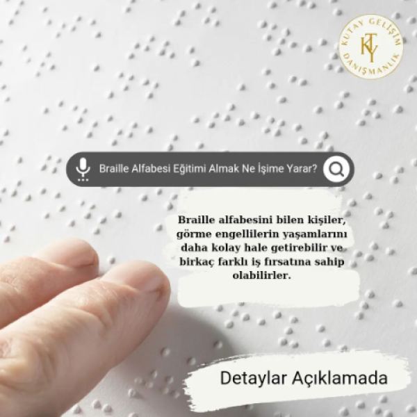 braille alfabesi iş olanakları